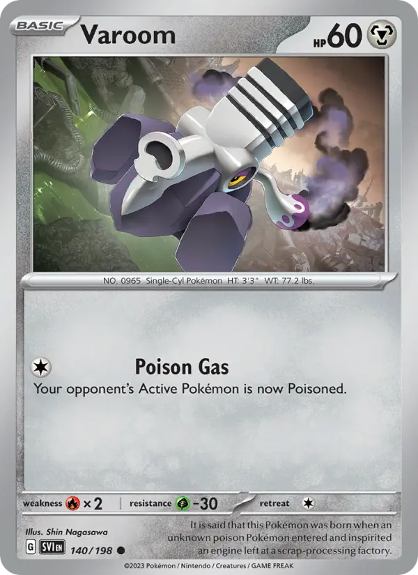Varoom 140 Scarlet & Violet Pokesingles