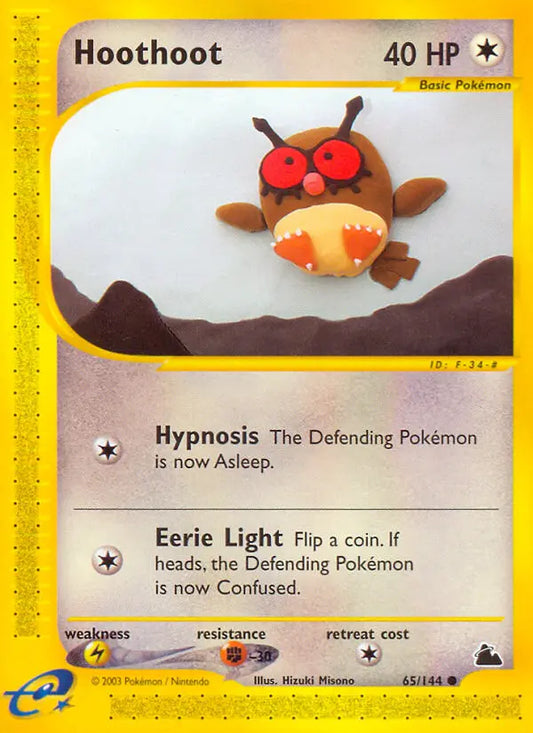 Hoothoot 65 Skyridge Pokesingles