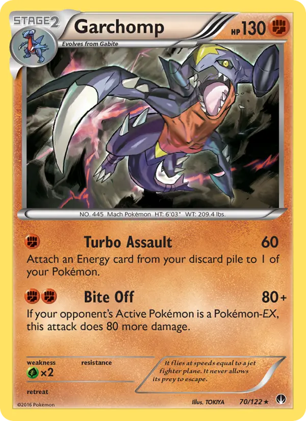 Garchomp 70 BREAKpoint Pokesingles