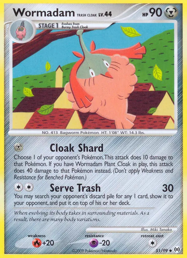 Wormadam Trash Cloak 51 Arceus Pokesingles