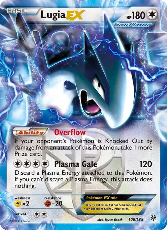 Lugia-EX 108 Plasma Storm Pokesingles