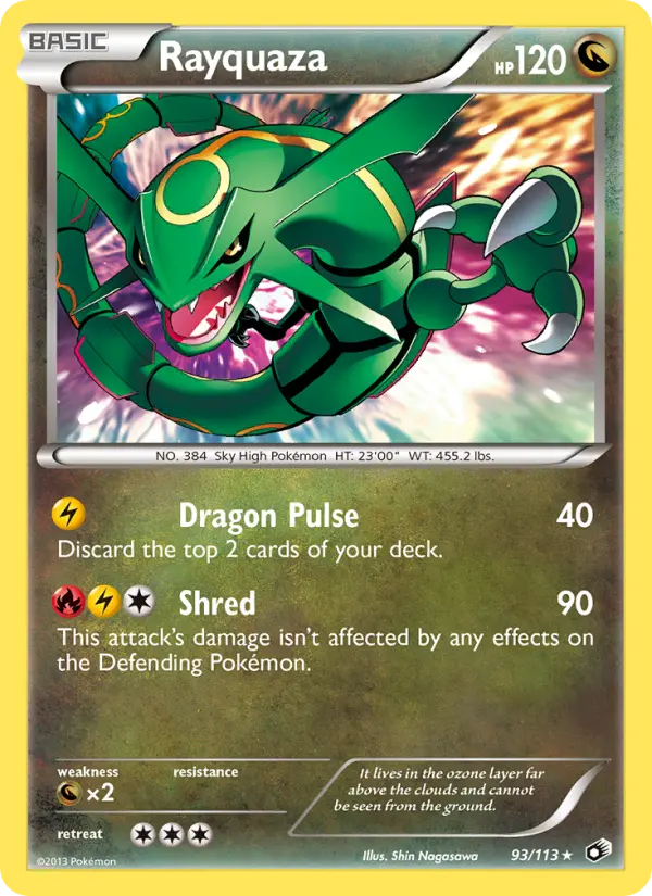 Rayquaza 93 Legendary Treasures Pokesingles
