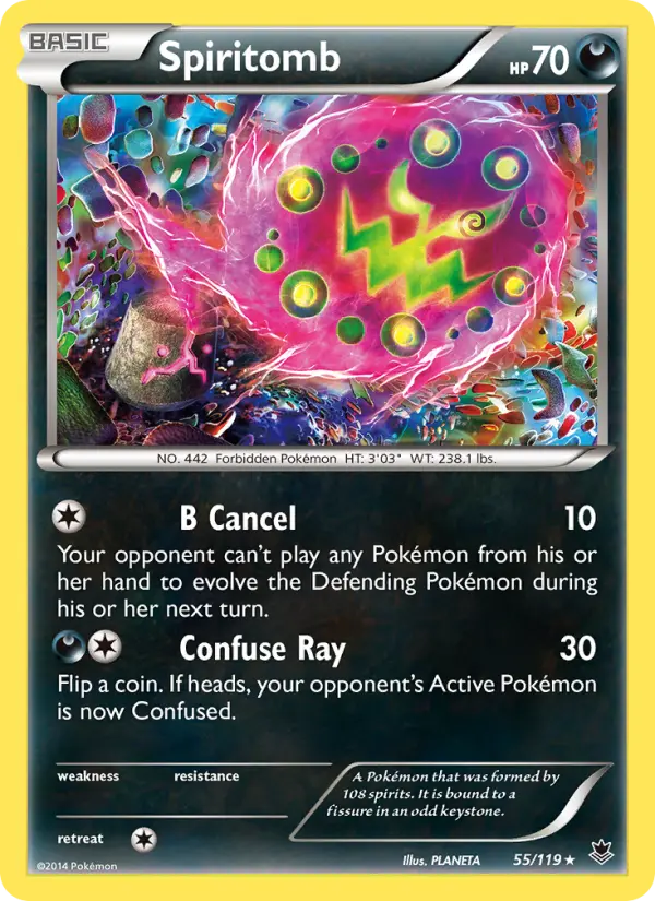 Spiritomb 55 Phantom Forces Pokesingles