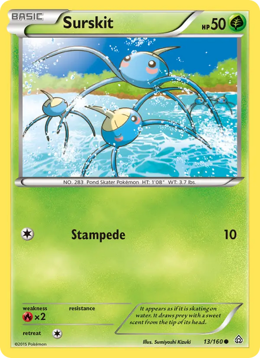 Surskit 13 Primal Clash Pokesingles