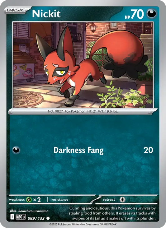 Nickit 89 Mega Evolution Pokesingles