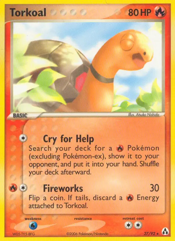 Torkoal 27 Legend Maker Pokesingles