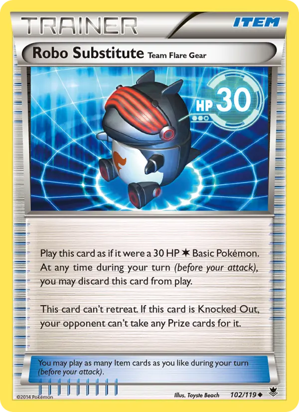Robo Substitute Team Flare Gear 102 Phantom Forces Pokesingles