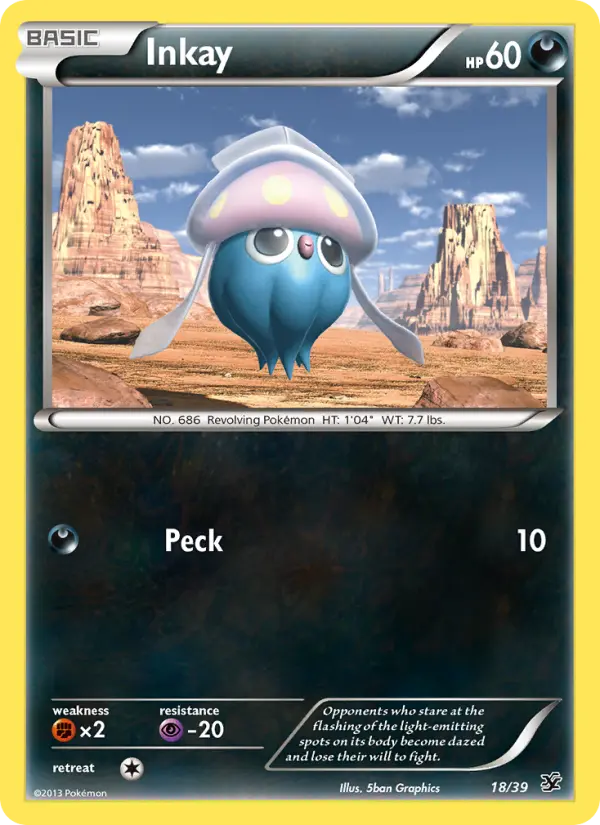 Inkay 18 Kalos Starter Set Pokesingles