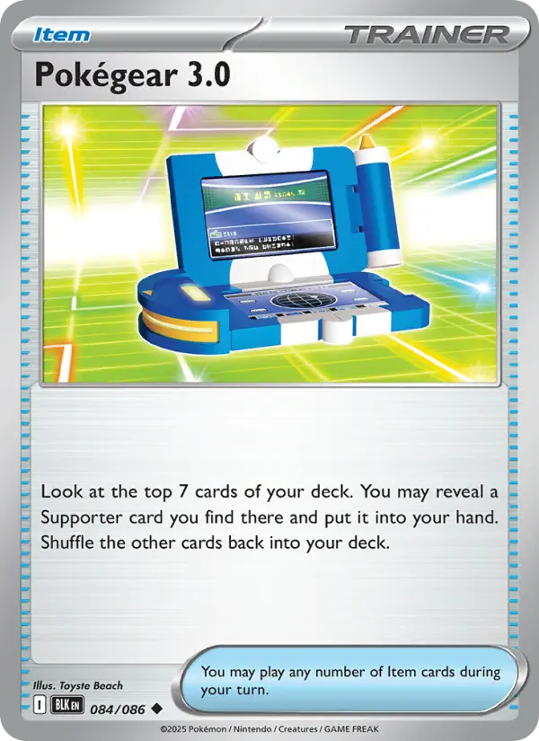 Pokégear 3.0 84 Black Bolt Pokesingles