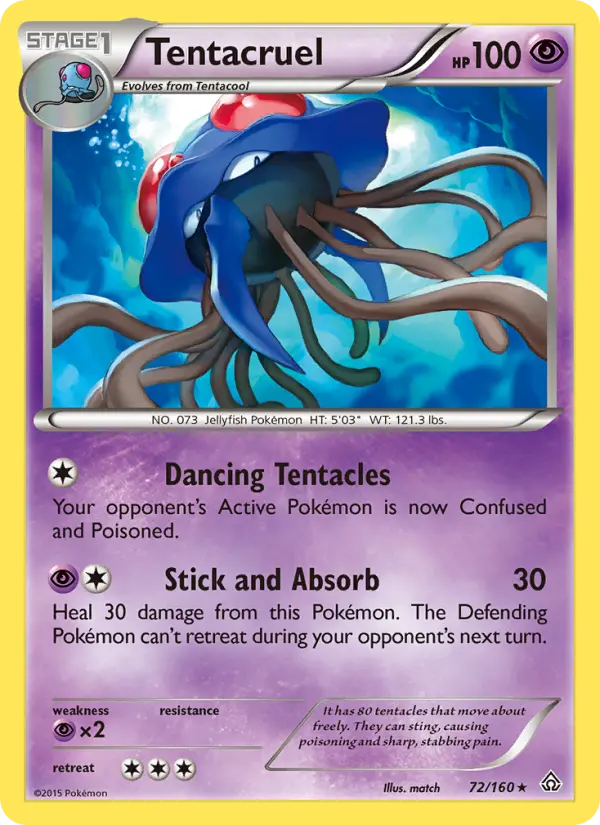 Tentacruel 72 Primal Clash Pokesingles