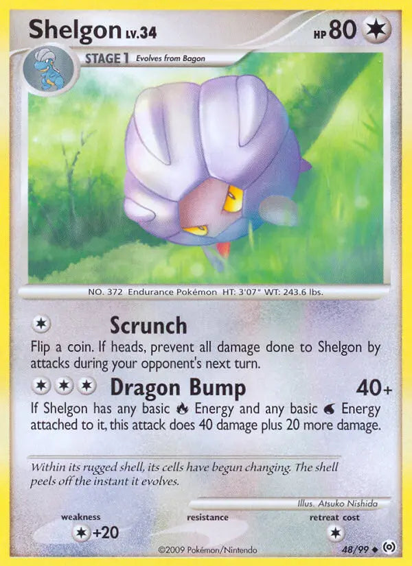 Shelgon 48 Arceus Pokesingles