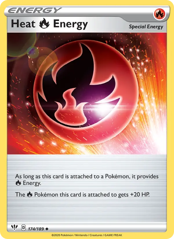 Heat Fire Energy 174 Darkness Ablaze Pokesingles