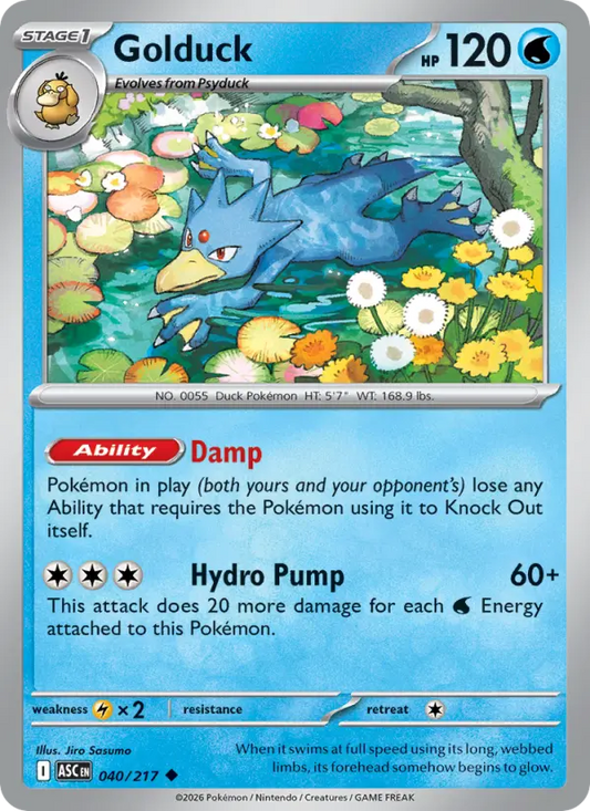 Golduck 40 Ascended Heroes Pokesingles