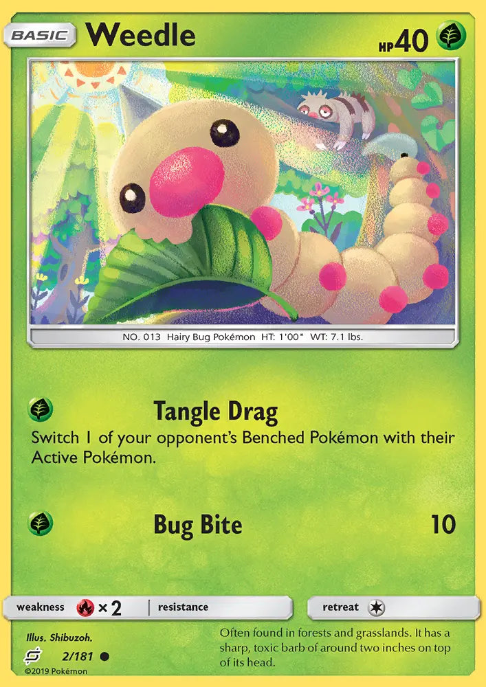 Weedle 2 Team Up Pokesingles