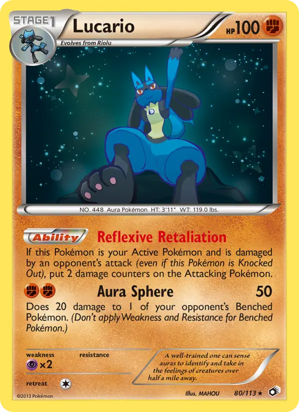 Lucario 80 Legendary Treasures Pokesingles
