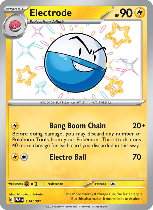 Electrode 134 Paldean Fates Pokesingles