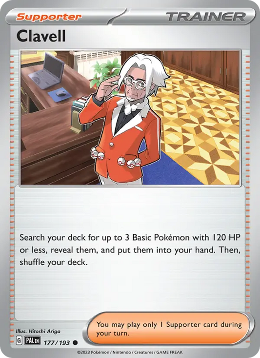 Clavell 177 Paldea Evolved Pokesingles