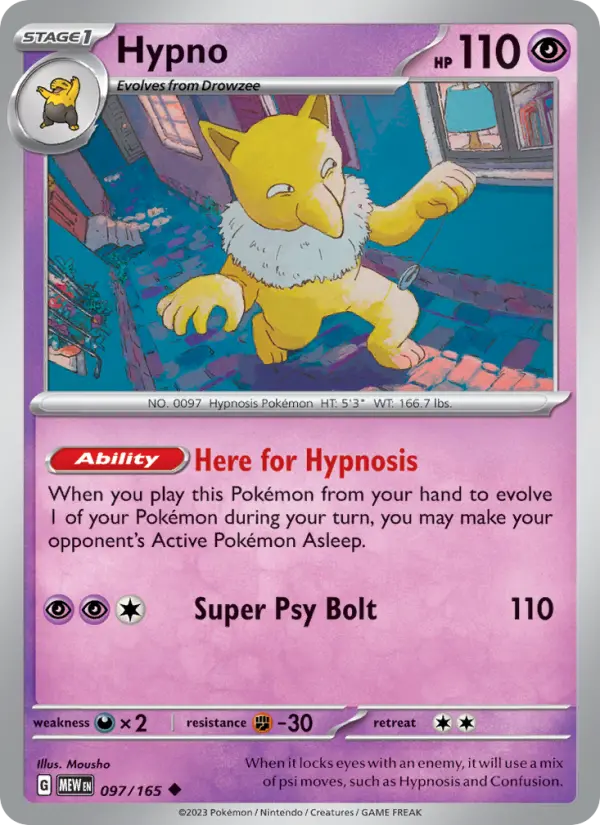 Hypno 97 151 Pokesingles
