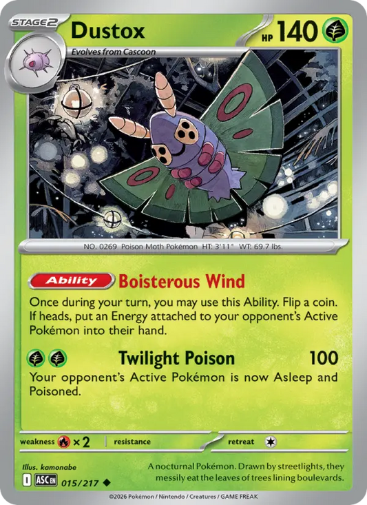 Dustox 15 Ascended Heroes Pokesingles