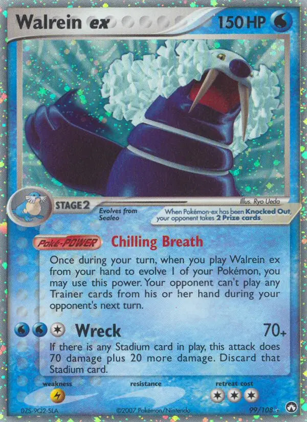 Walrein ex 99 Power Keepers Pokesingles