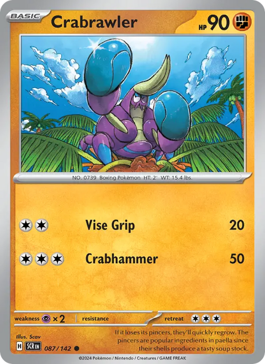 Crabrawler 87 Stellar Crown Pokesingles