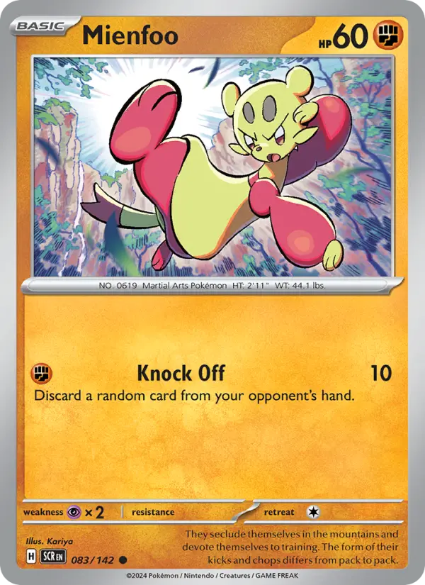 Mienfoo 83 Stellar Crown Pokesingles