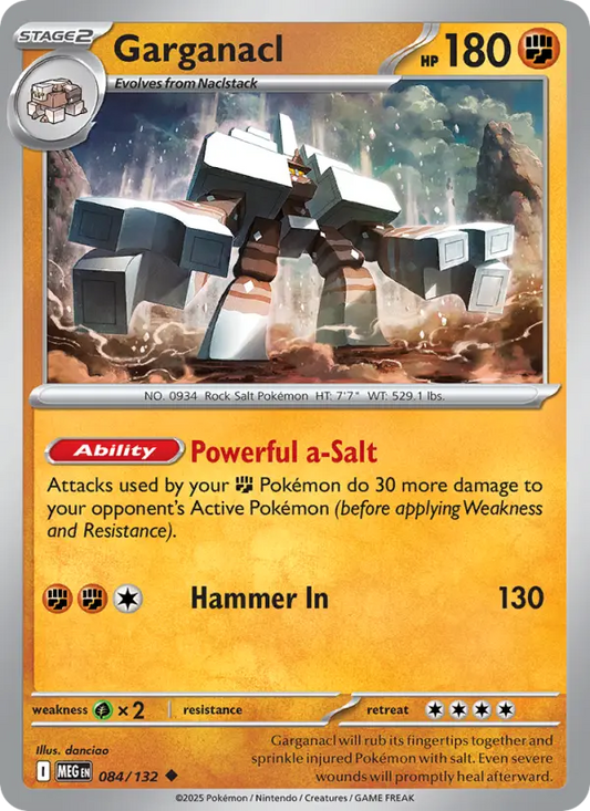 Garganacl 84 Mega Evolution Pokesingles