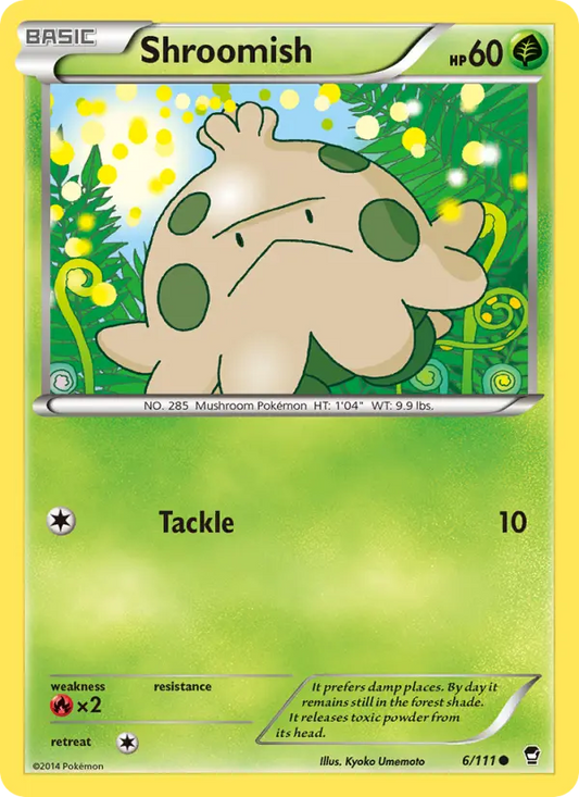 Shroomish 6 Furious Fists Pokesingles