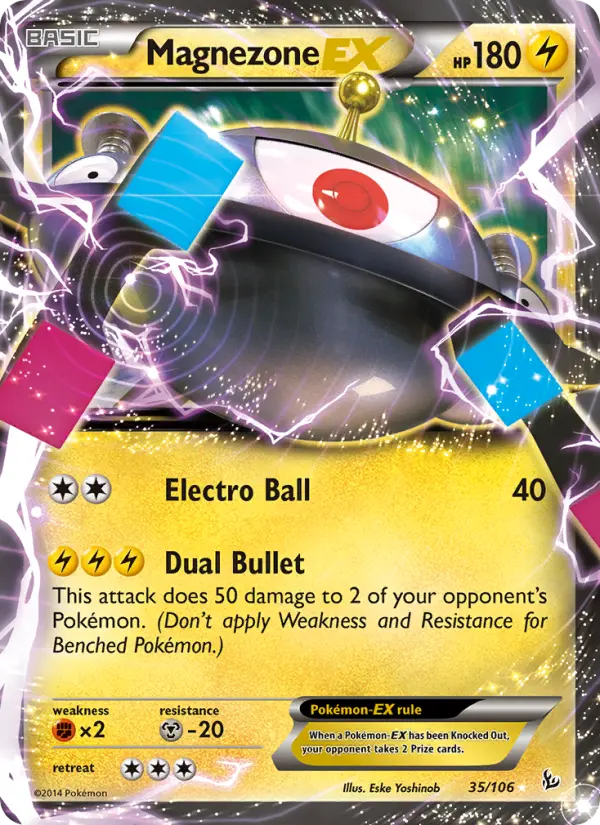 Magnezone EX 35 Flashfire Pokesingles