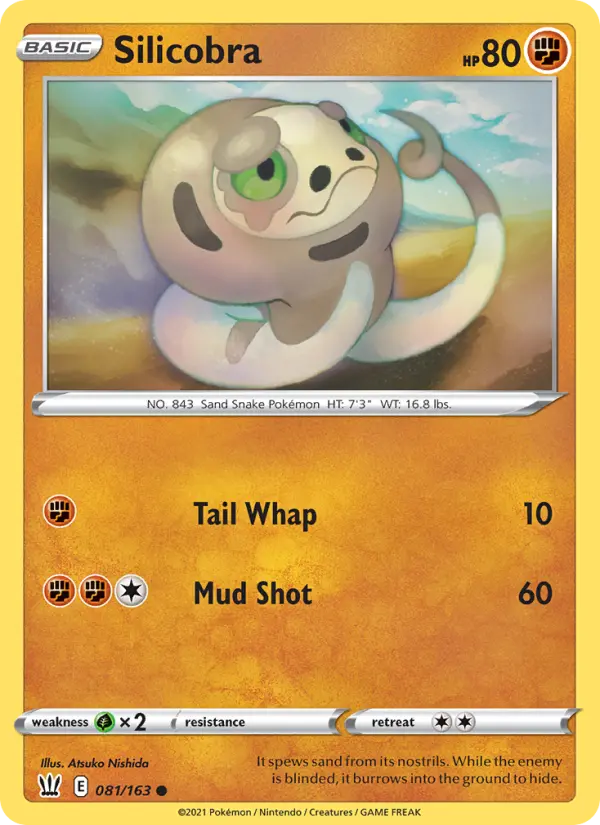 Silicobra 81 Battle Styles Pokesingles