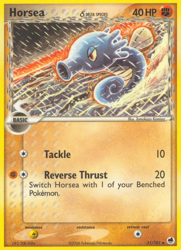 Horsea δ 31 Dragon Frontiers Pokesingles