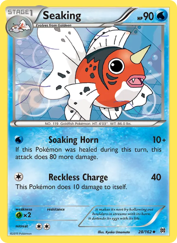 Seaking 28 BREAKthrough Pokesingles