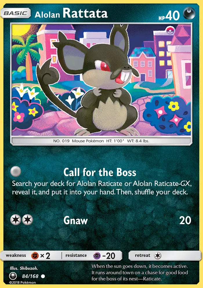 Alolan Rattata 84 Celestial Storm Pokesingles