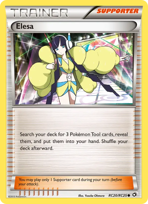 Elesa RC20 Legendary Treasures Pokesingles