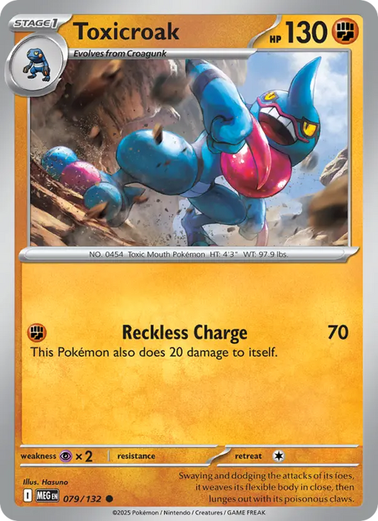 Toxicroak 79 Mega Evolution Pokesingles