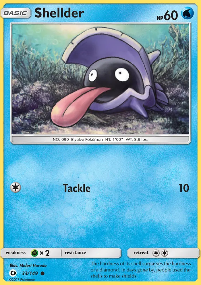 Shellder 33 Sun & Moon Pokesingles