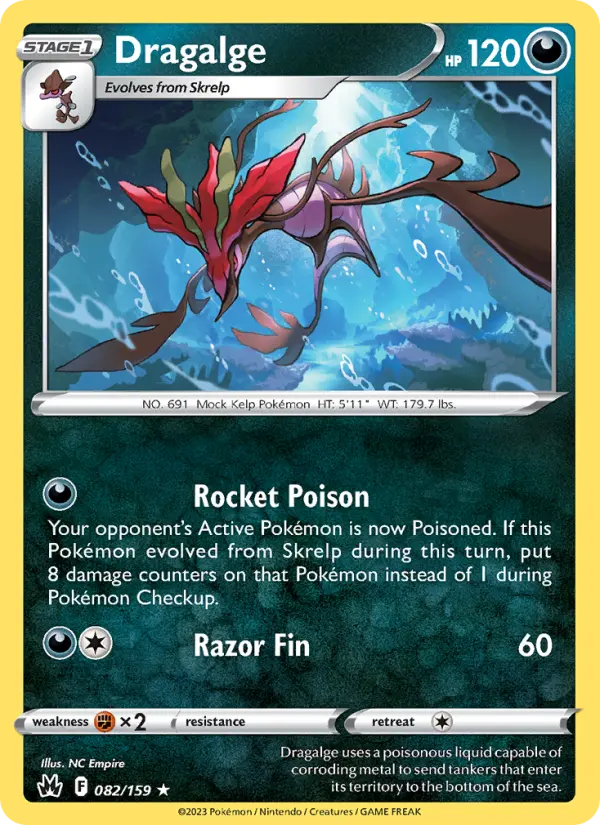 Dragalge 82 Crown Zenith Pokesingles