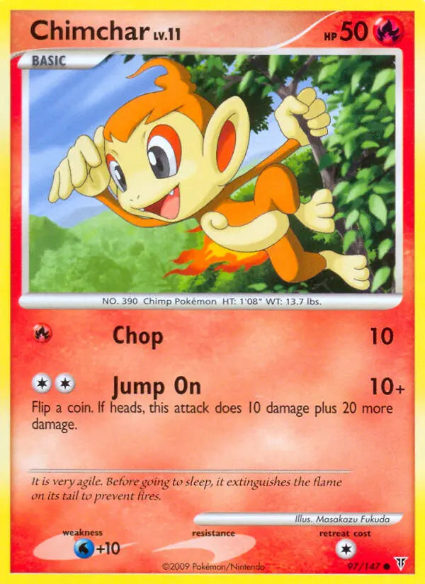 Chimchar 97 Supreme Victors Pokesingles