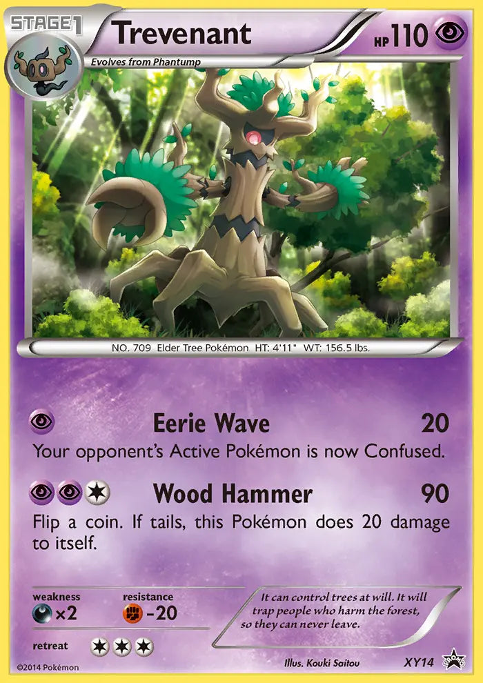 Trevenant XY14 XY Black Star Promos Pokesingles
