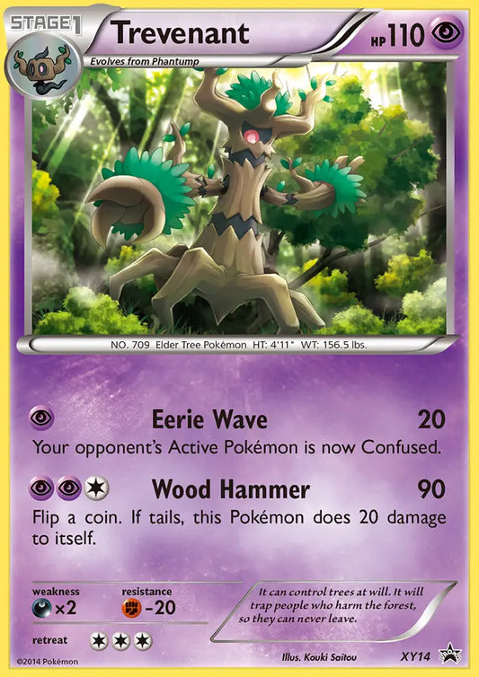 Trevenant XY14 XY Black Star Promos Pokesingles