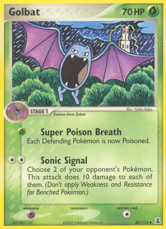 Golbat 43 Delta Species Pokesingles