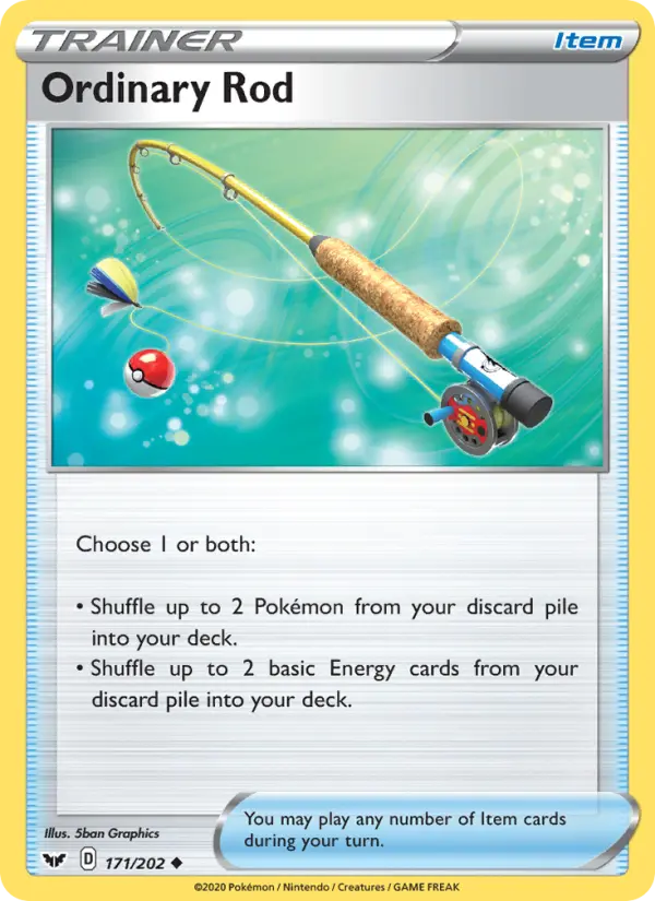Ordinary Rod 171 Sword & Shield Pokesingles