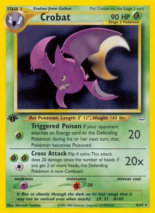 Crobat 4 Neo Revelation Pokesingles
