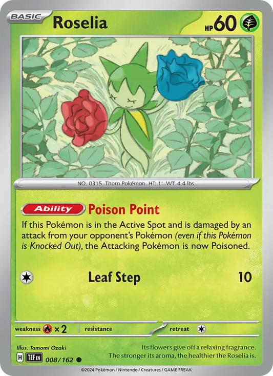 Roselia 8 Temporal Forces Pokesingles