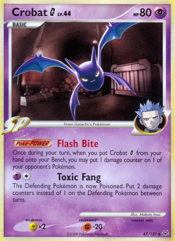 Crobat G 47 Platinum Pokesingles