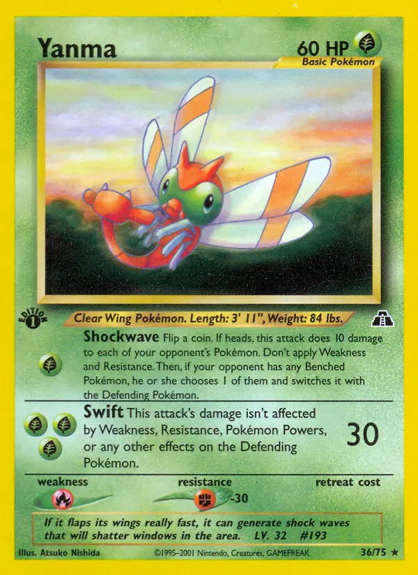 Yanma 36 Neo Discovery Pokesingles