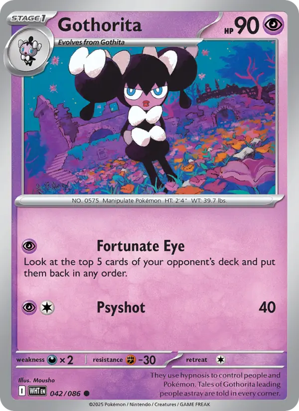 Gothorita 42 White Flare Pokesingles