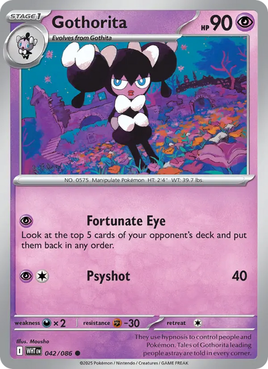 Gothorita 42 White Flare Pokesingles