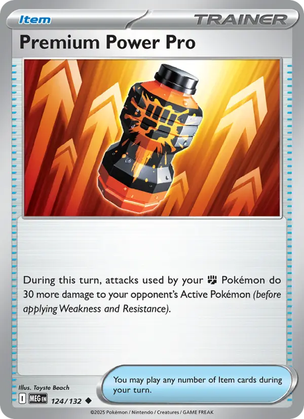 Premium Power Pro 124 Mega Evolution Pokesingles