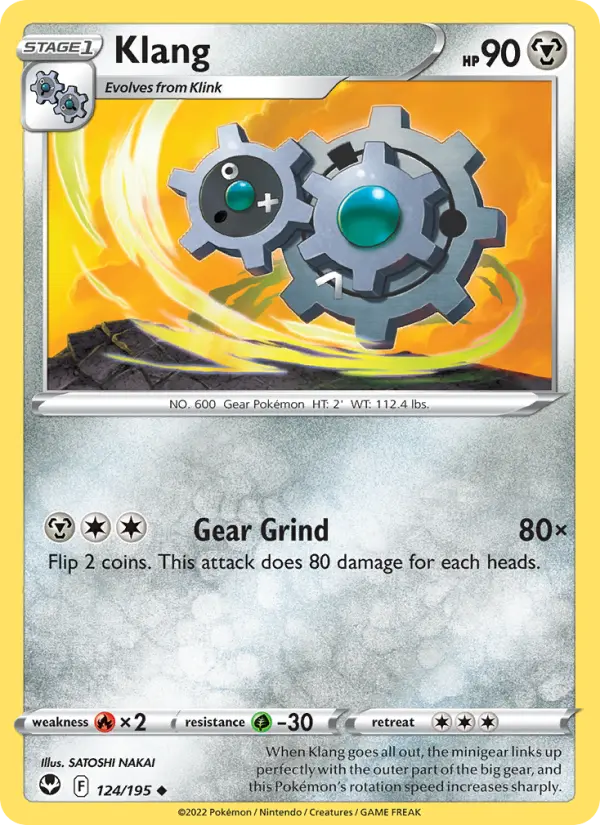 Klang 124 Silver Tempest Pokesingles